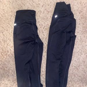 Black Fabletics workout leggings $20 each